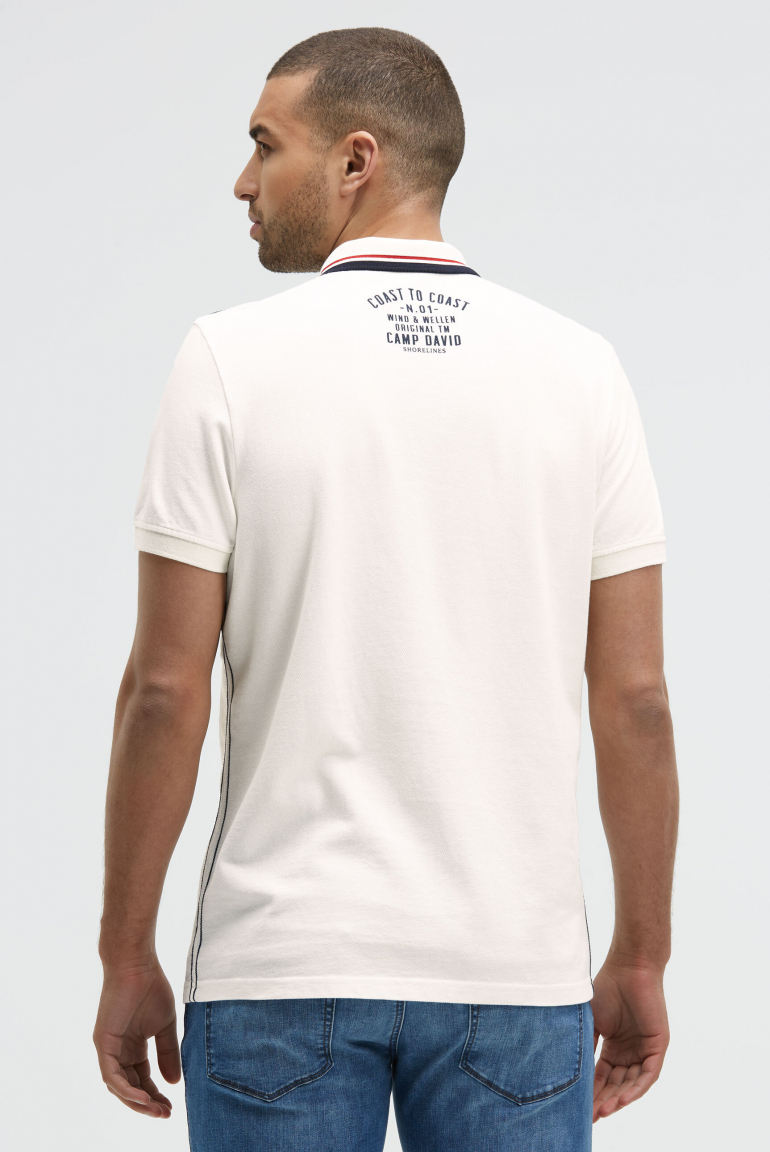 Pikee-Polo mit Logo-Stickerei