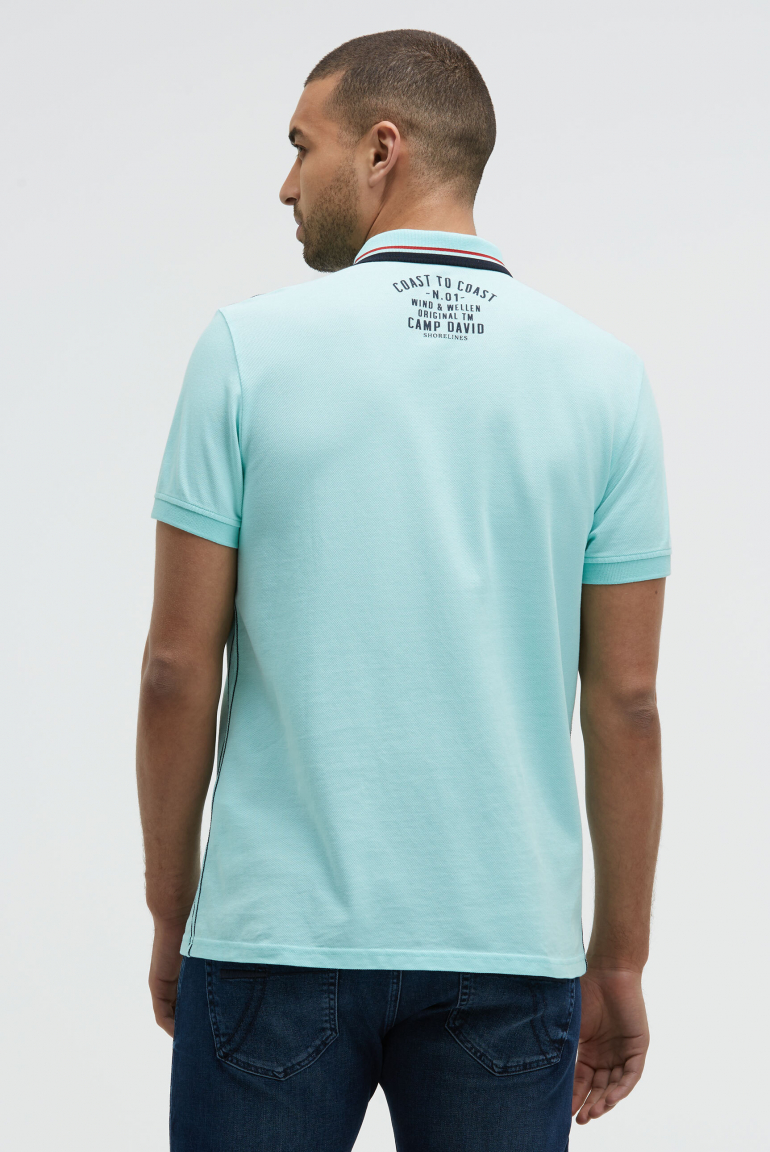 Pikee-Polo mit Logo-Stickerei