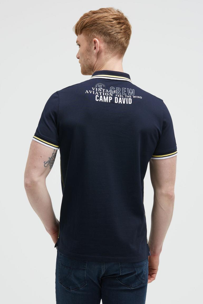 Poloshirt aus Pikee mit Logo Artworks