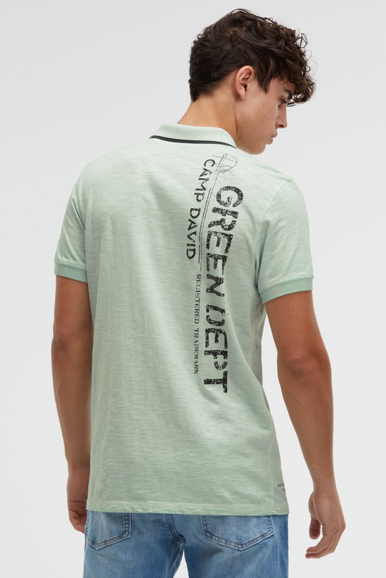 Poloshirt mit Vintage Prints