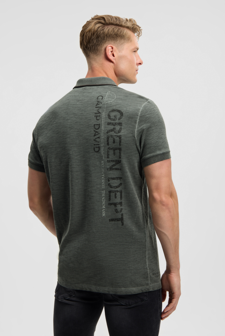 Poloshirt mit Vintage Prints