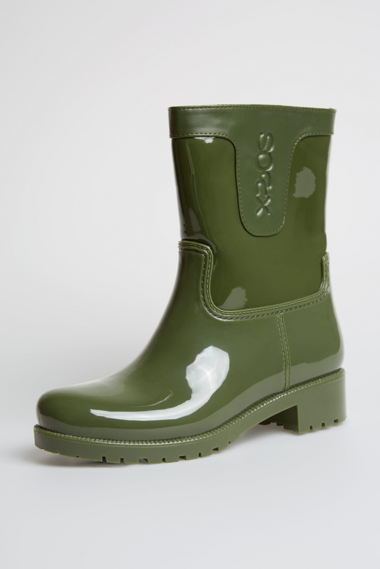 Regenstiefel mit Logo-Prägung