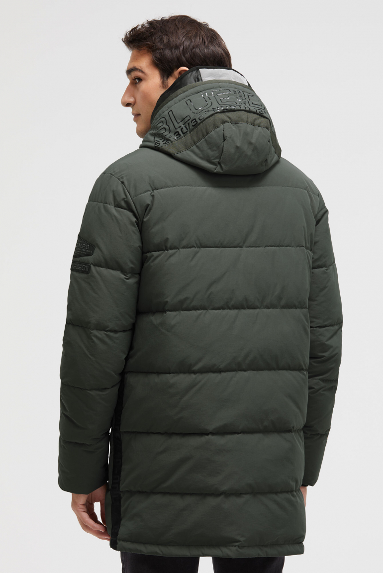 Stepp-Parka mit Kapuzen-Layering