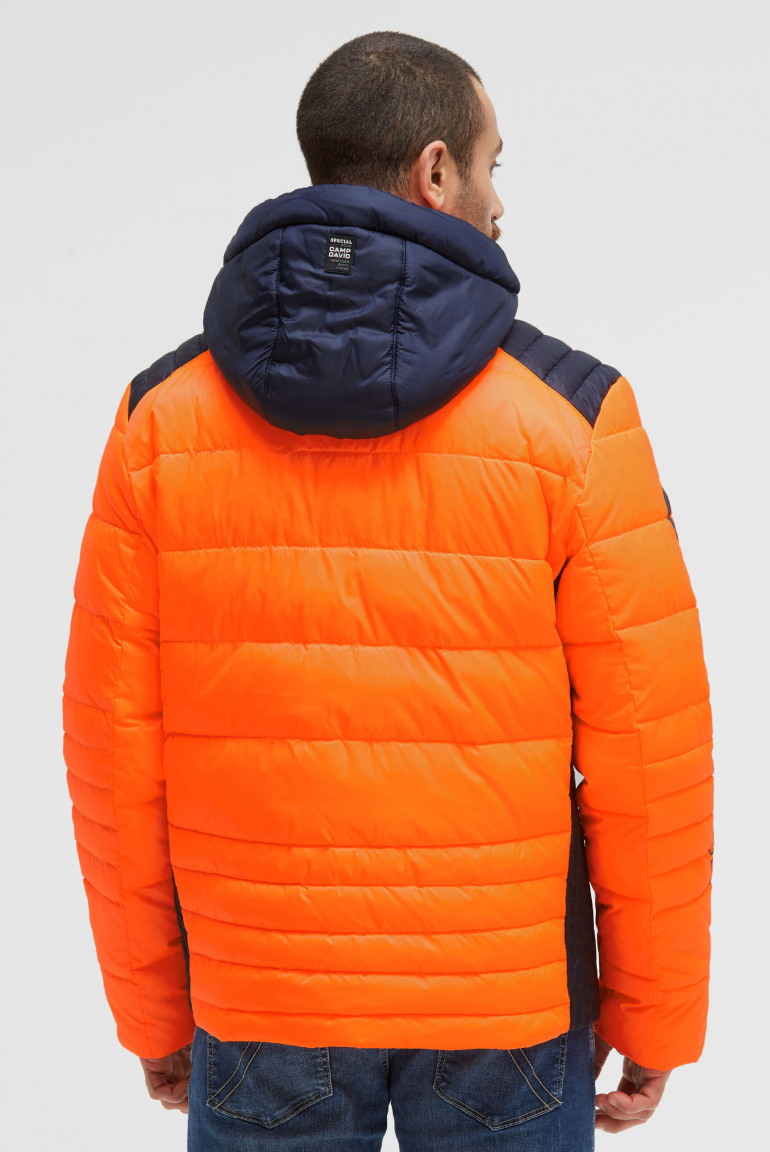 Steppjacke mit Colour-Details