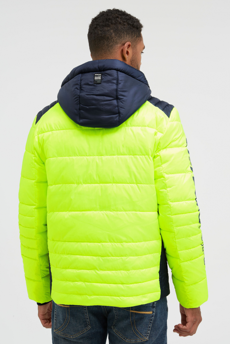 Steppjacke mit Colour-Details