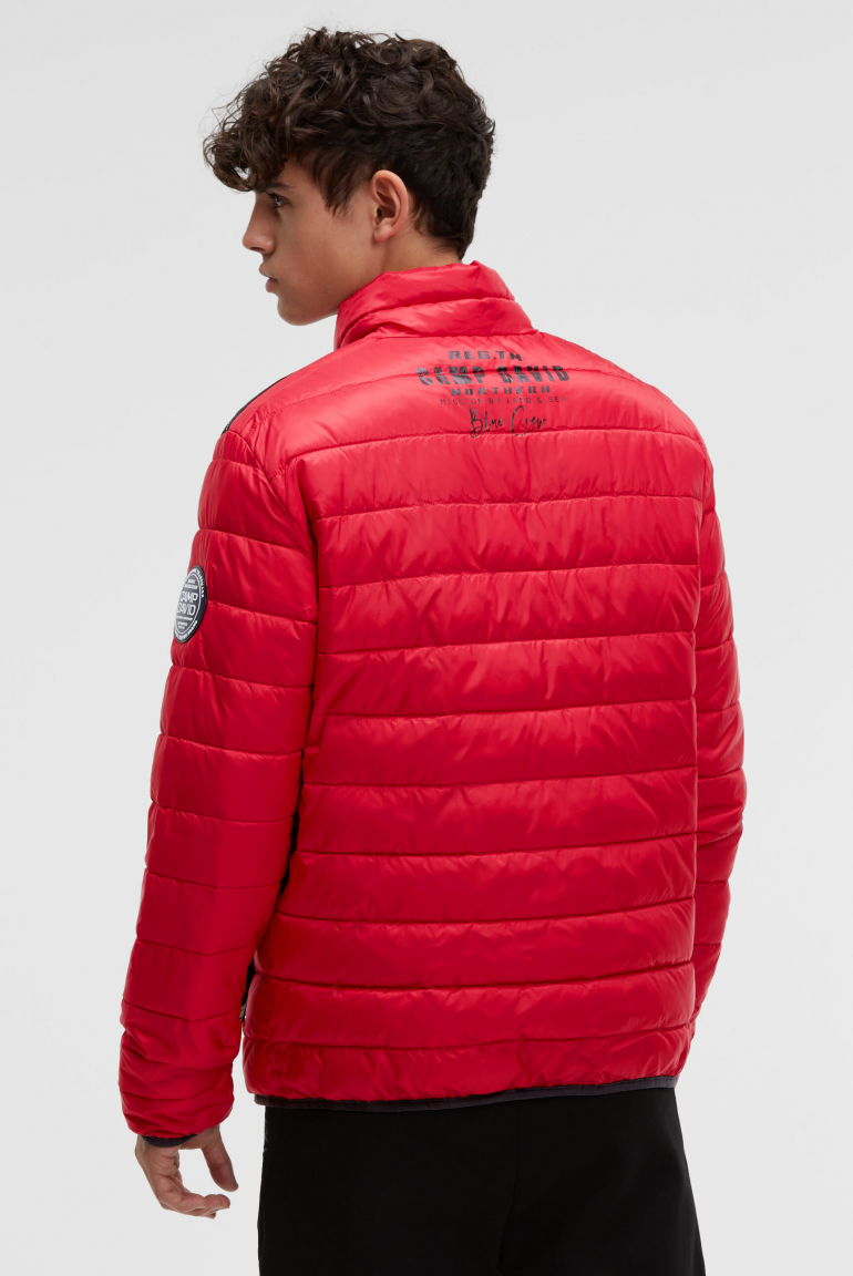 Steppjacke mit Logo Prints