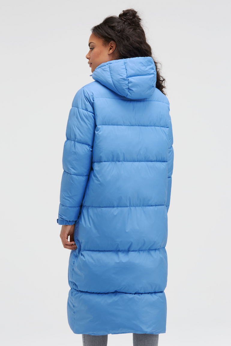 Steppmantel mit abtrennbarer Kapuze