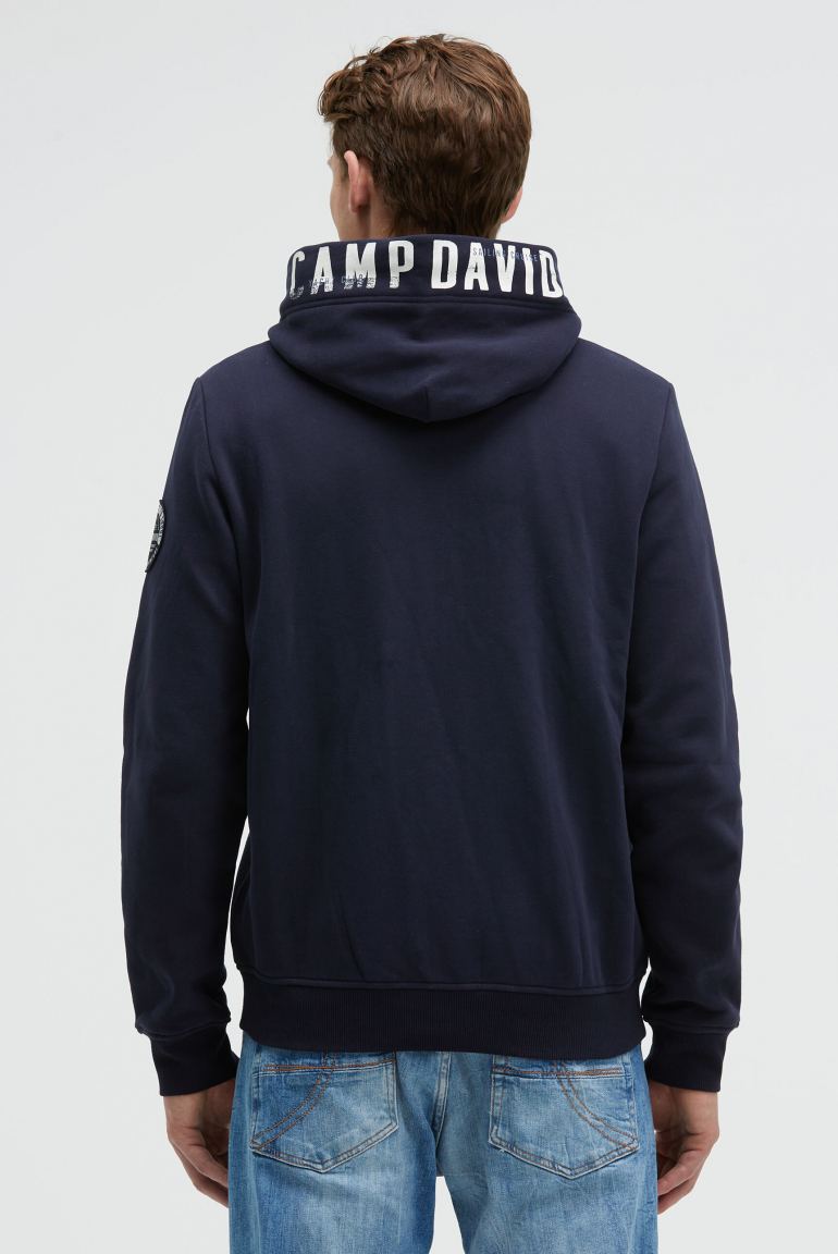Sweatjacke mit Kapuzen-Artwork