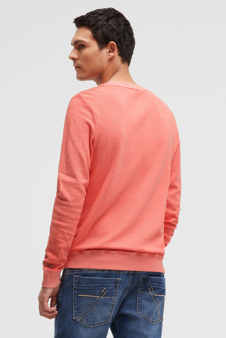 Sweatshirt aus Slub Interlock