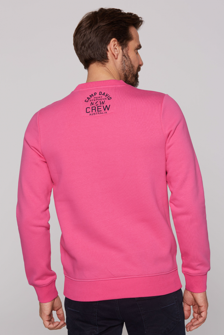 Sweatshirt mit Colour Gradient Puffprint
