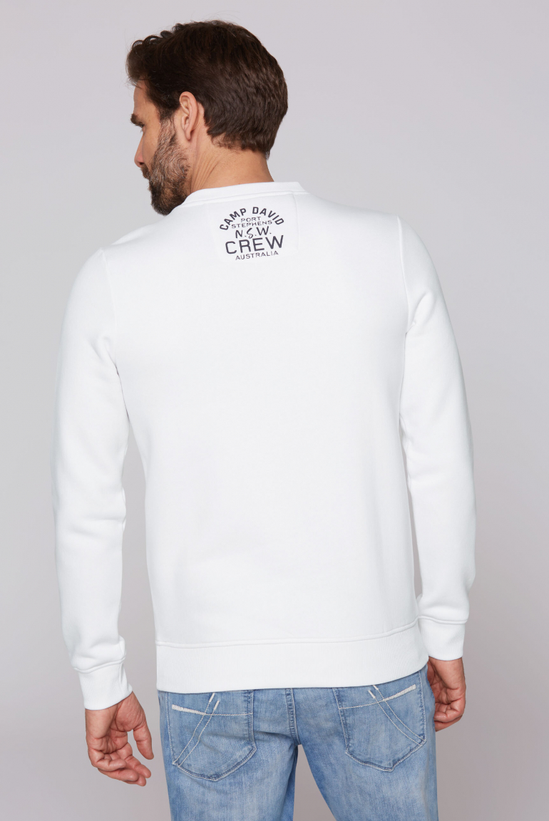 Sweatshirt mit Colour Gradient Puffprint