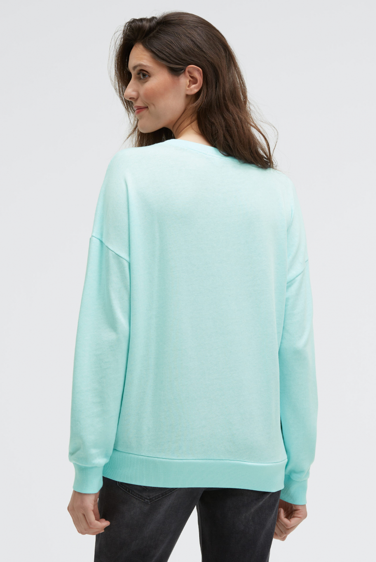 Sweatshirt mit Glitter Artwork
