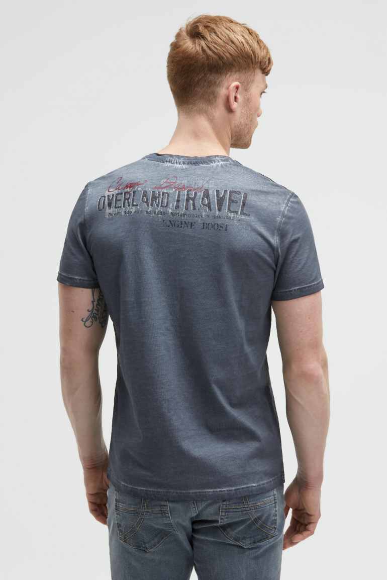 T-Shirt im Used Look mit Crack Prints