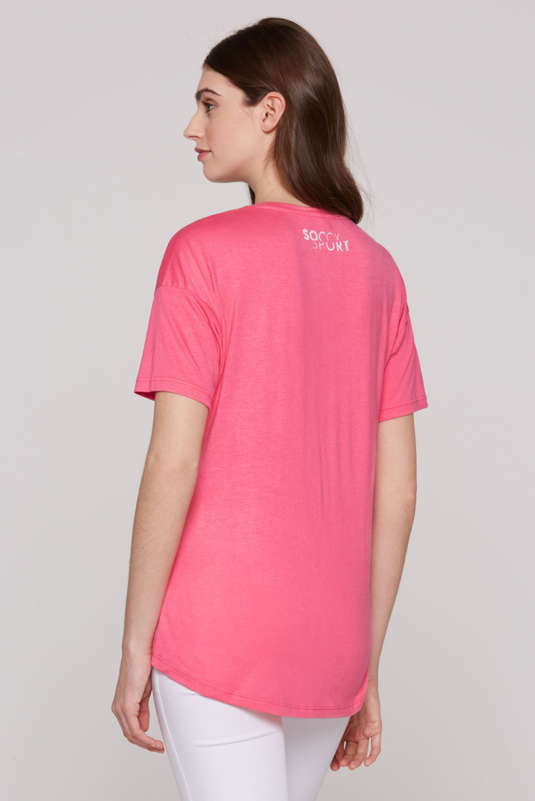 T-Shirt Loose Fit mit Beach Print