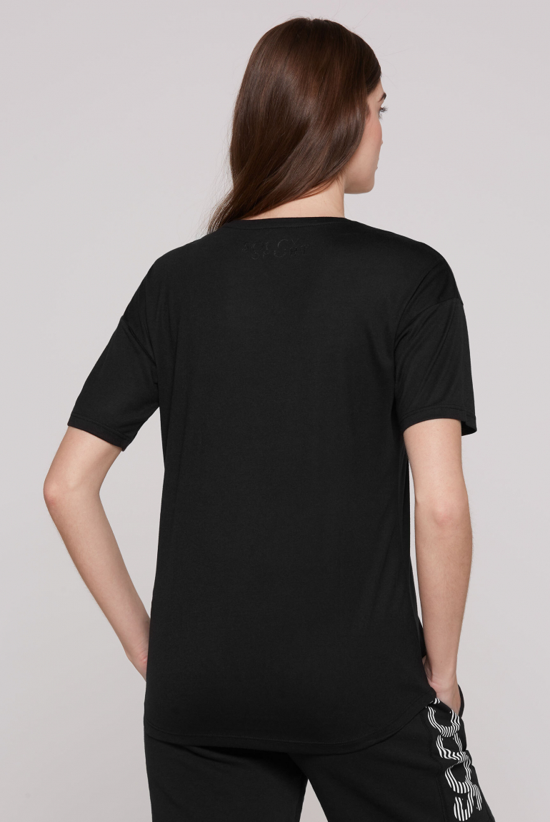 T-Shirt Loose Fit mit Beach Print