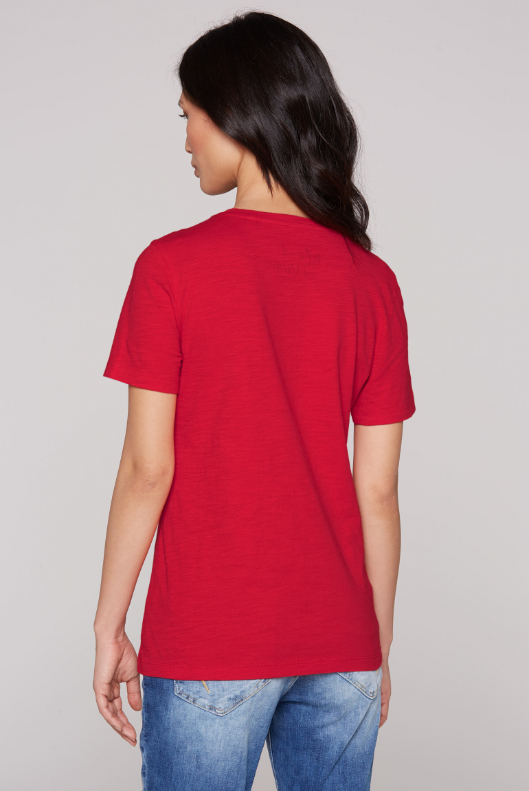 T-Shirt mit Pailletten-Artwork