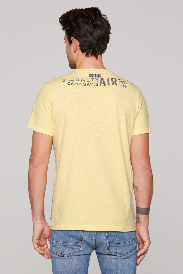 T-Shirt mit Prints im Used Look