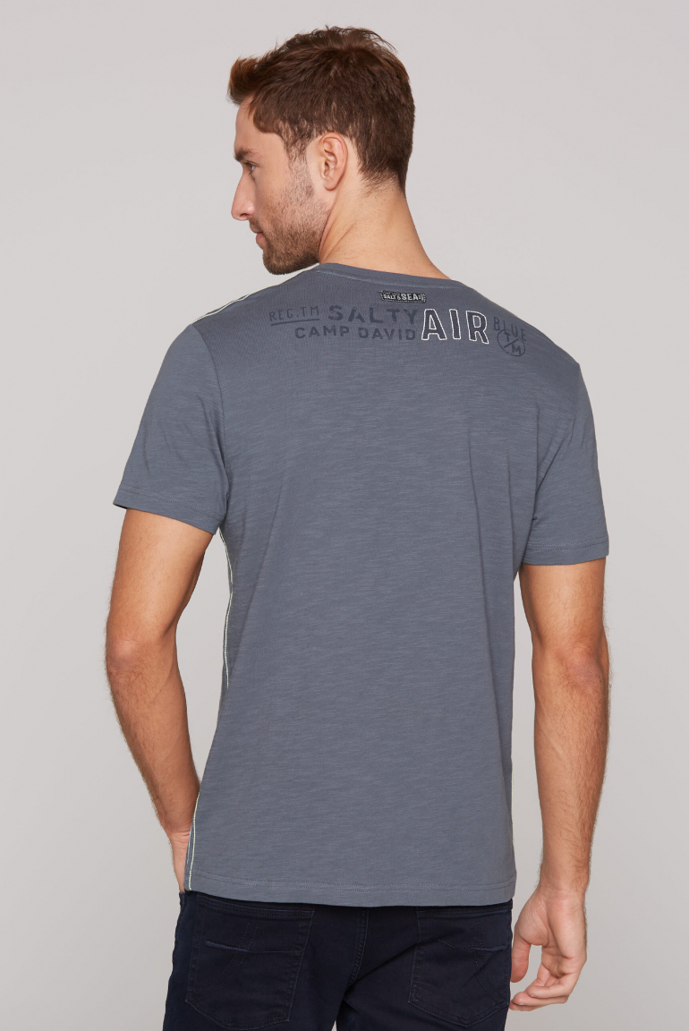 T-Shirt mit Prints im Used Look
