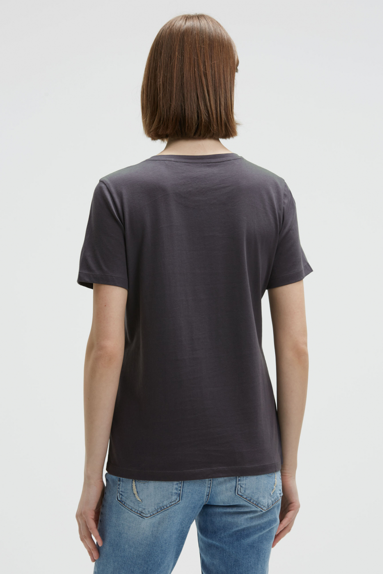 T-Shirt mit Rundhalsausschnitt und Artwork