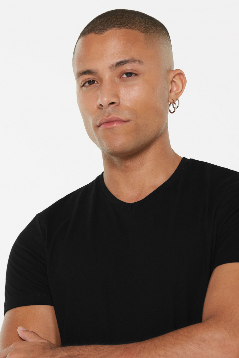 T-Shirt V-Neck, 2er-Pack