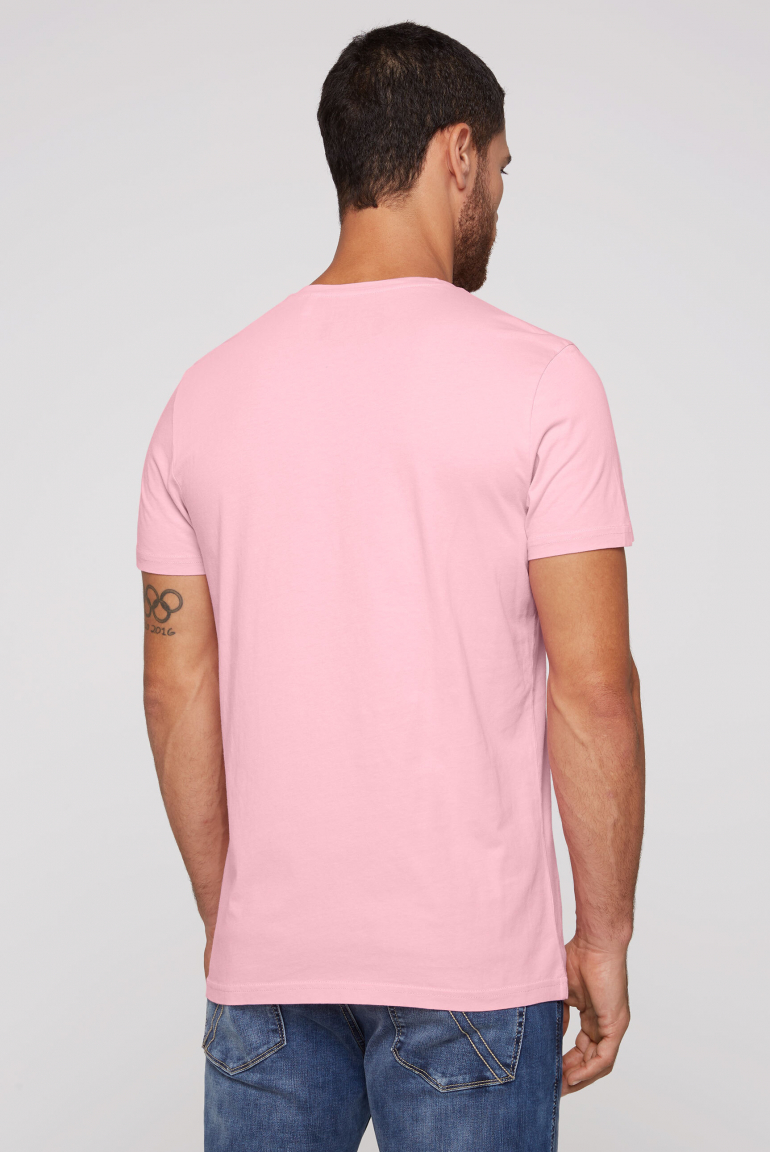 T-Shirt V-Neck mit Logo Artwork