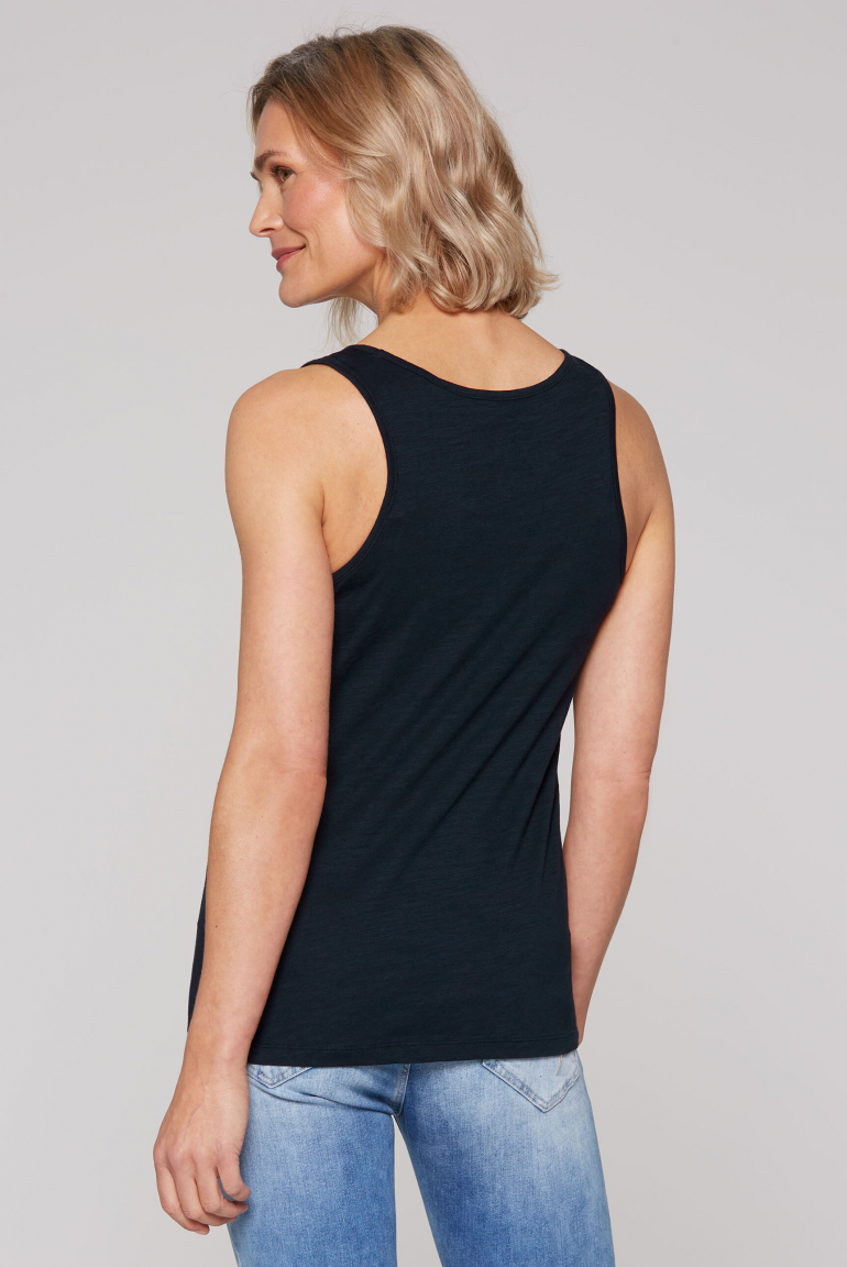 Tanktop mit Label Print