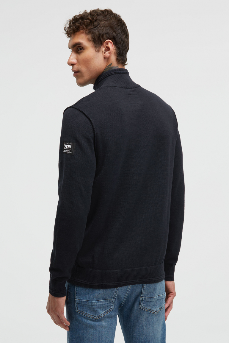 Troyer-Pullover mit Zipper