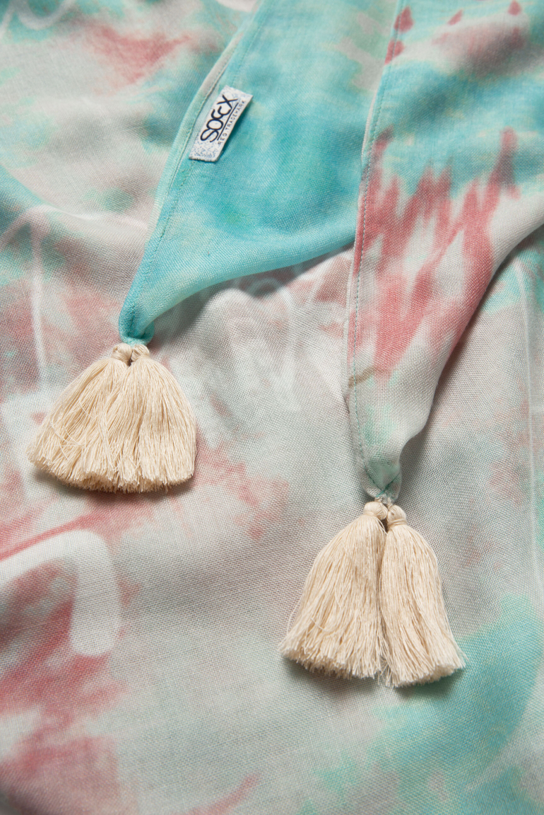 Tuch mit Tropical Colour Batik Print