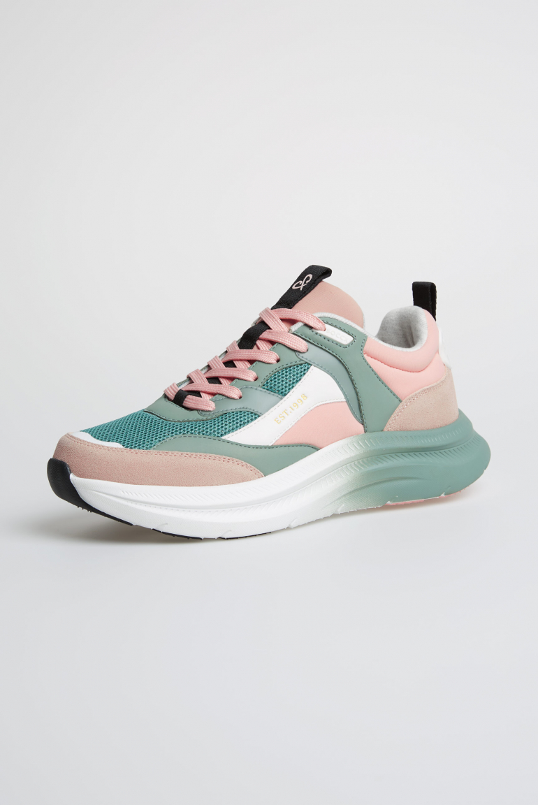 Wedge Sport Sneaker mit Dip-Dye-Sohle