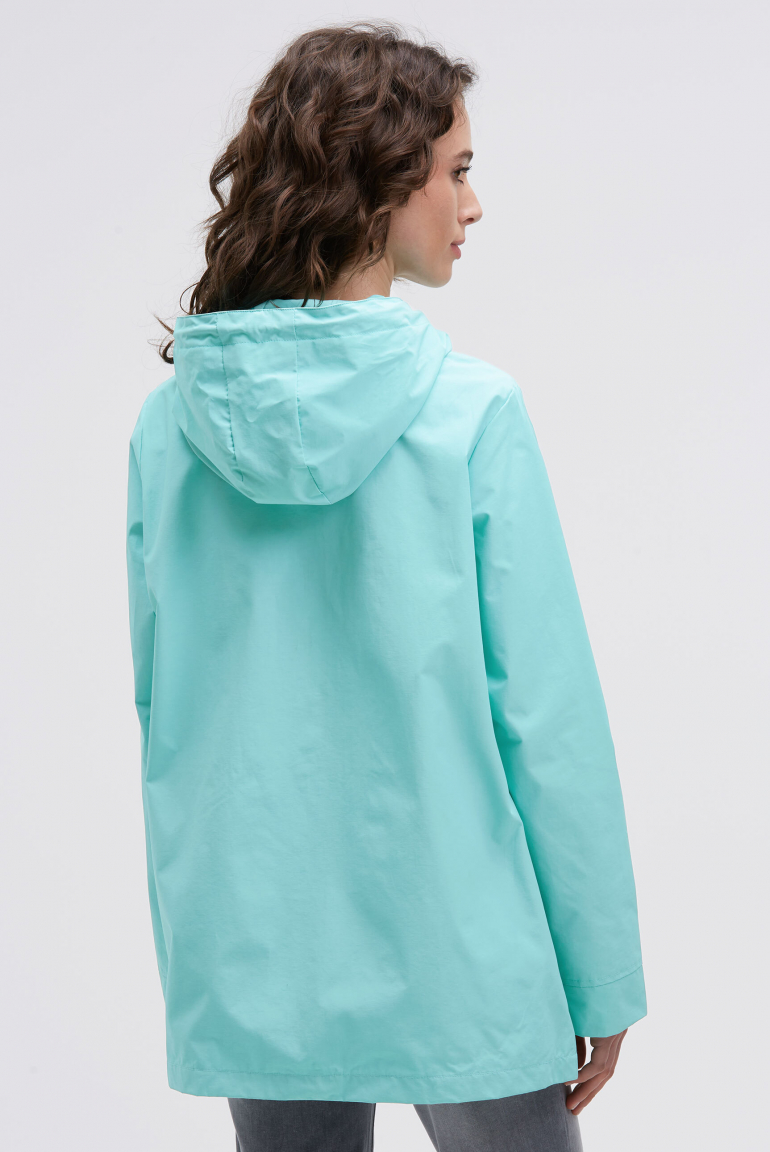 Wind- und Wetterjacke mit Kapuze