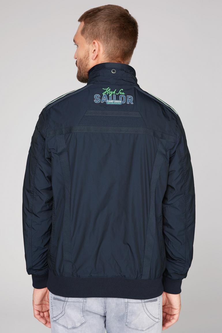 CAMP DAVID & SOCCX | Blouson mit Label-Applikationen und ...