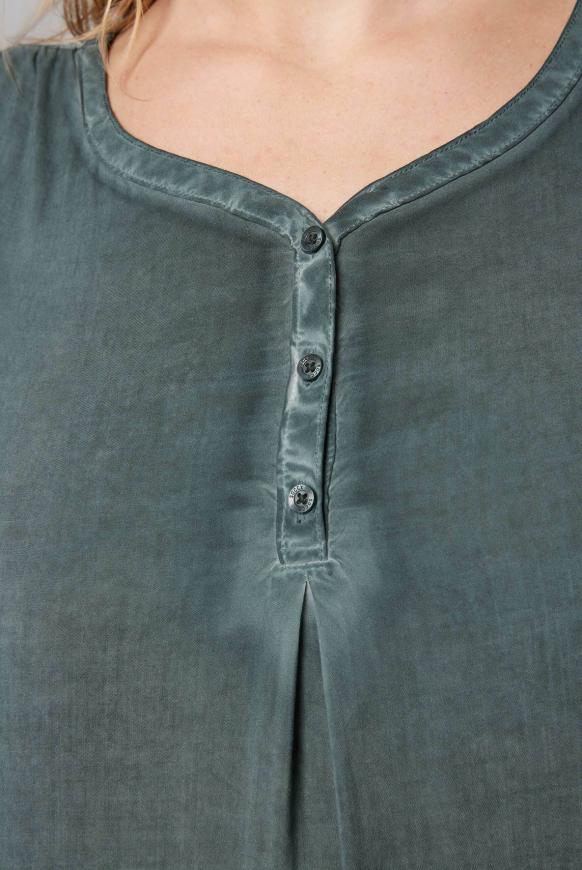 Ärmellose Bluse mit Rücken-Artwork