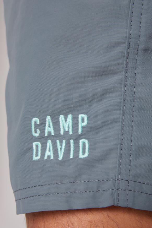 Badeshorts mit Logostick