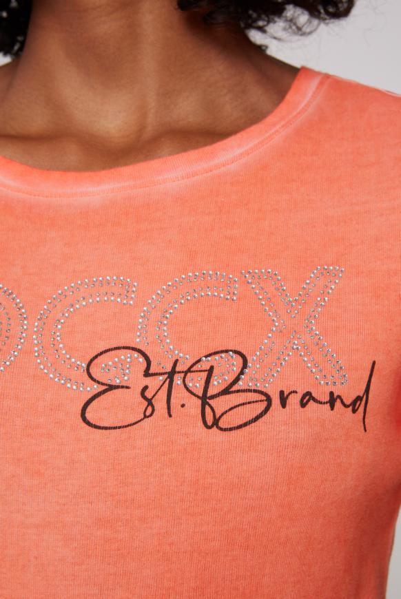Basic T-Shirt mit Logo Artwork