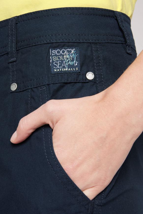 Bermuda-Shorts mit Turn-Up-Saum
