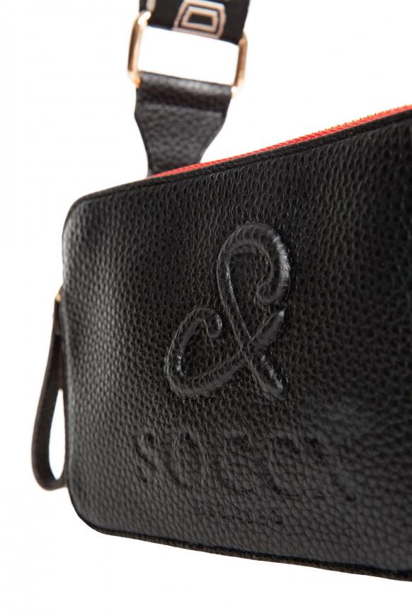 Bunte Modern Bag mit Logo-Gurt