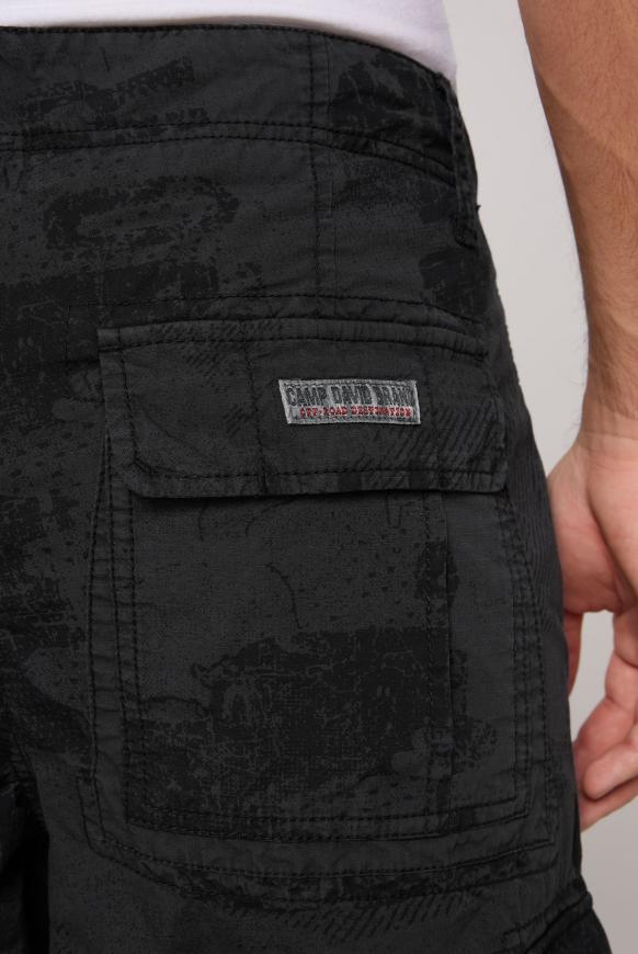 Cargo Shorts mit All Over Print