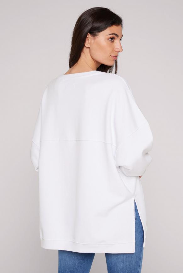 Classic Oversized Sweatshirt mit Logo Print