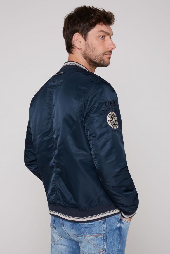 College-Blouson mit Frottee-Logo