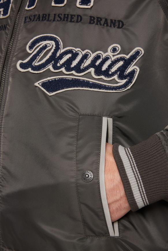 College-Blouson mit Frottee-Logo