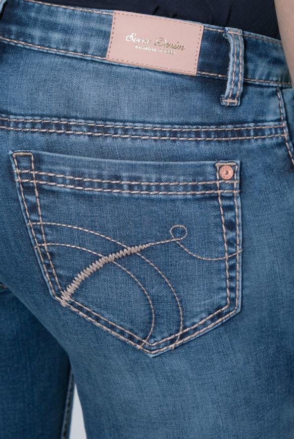 Dark Stone Used Denim RO:MY mit geradem Bein