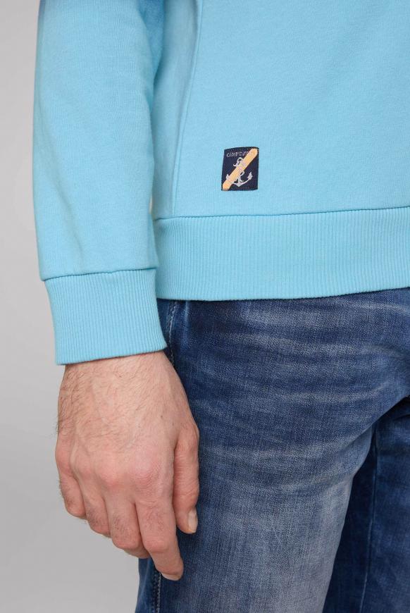 Dip Dye Hoodie mit Frontprint