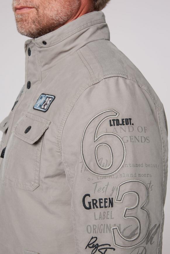 Fieldjacket wattiert mit Ärmel-Artwork