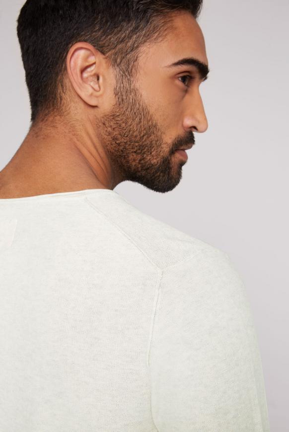 Henley-Shirt aus Feinstrick