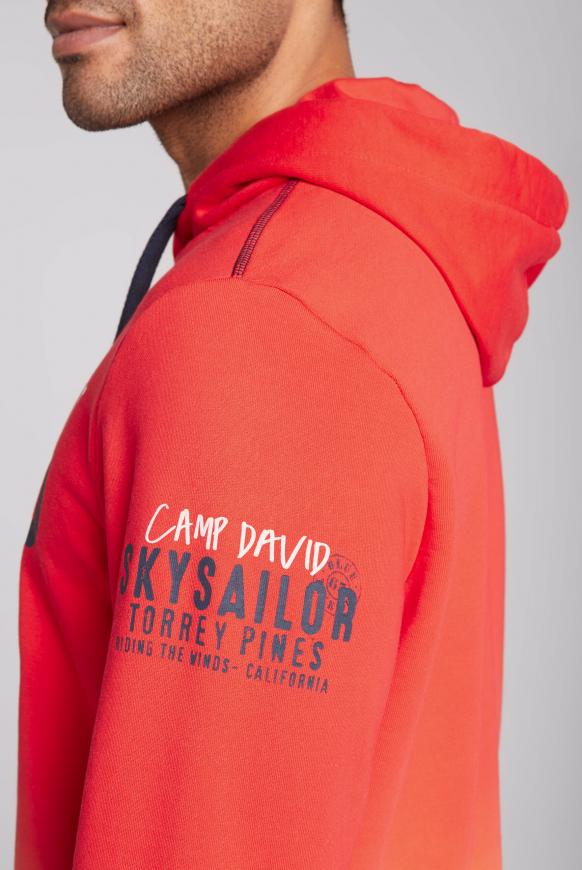Hoodie Dip Dye mit Logo Print