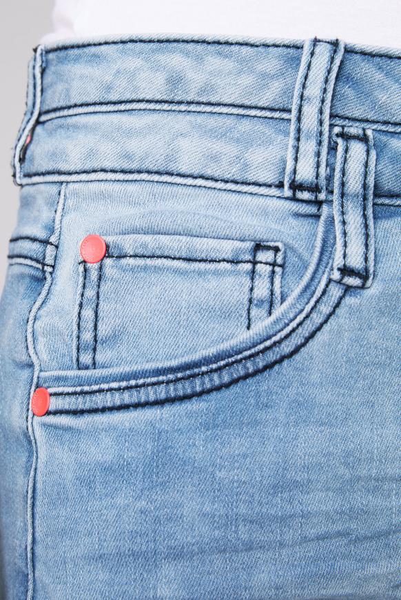 Jeansrock SO:FIA mit Knopf-Detail