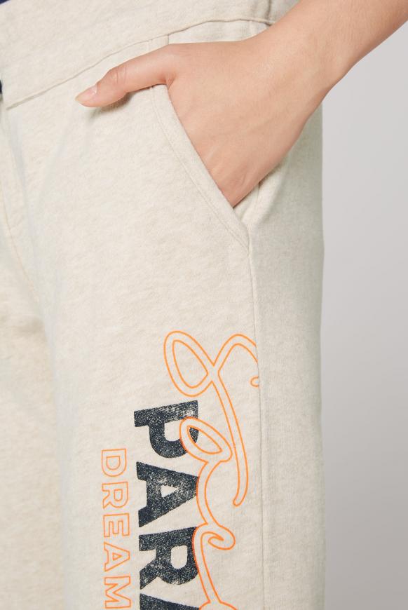 Jogginghose mit Doppelkordel und Print
