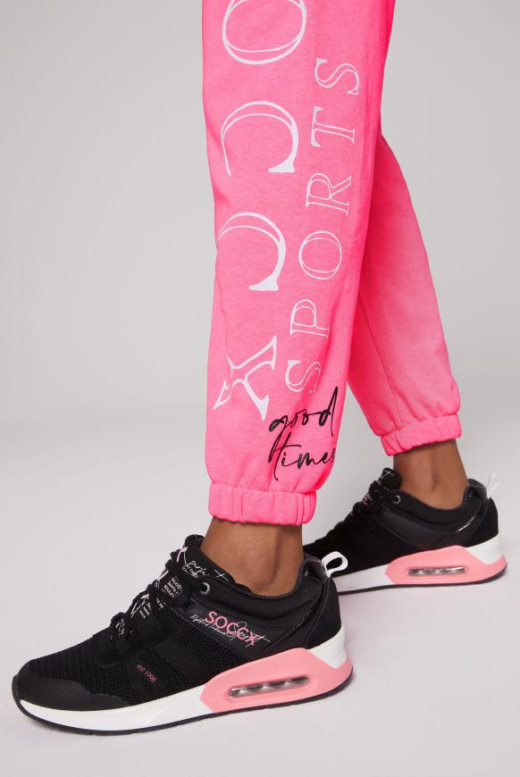 Jogginghose mit Logo Print