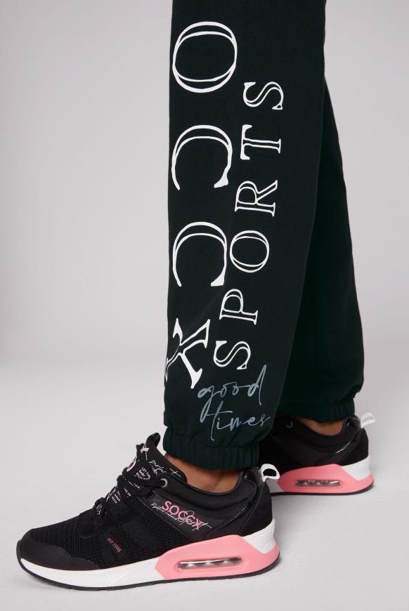 Jogginghose mit Logo Print