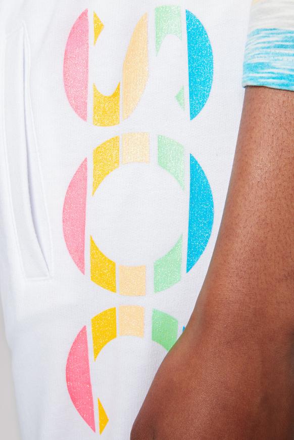 Jogginghose mit Rainbow Logo Print